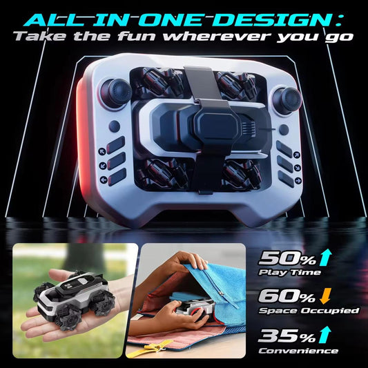 All-Terrain RC Car (Land & Water)